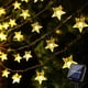 thumbnail image 1 of Cadena de luces románticas con forma de estrella, luces de hadas que funcionan con energía solar con función de memoria y diseño resistente al agua para iluminación ambiental en interiores y, 1 of 5