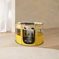 thumbnail image 1 of Tienda de juegos portátil para mascotas, corral para gatos, corral plegable para gatitos y cachorros con techo superior, jaula para mascotas para interiores Amarillo, 1 of 10