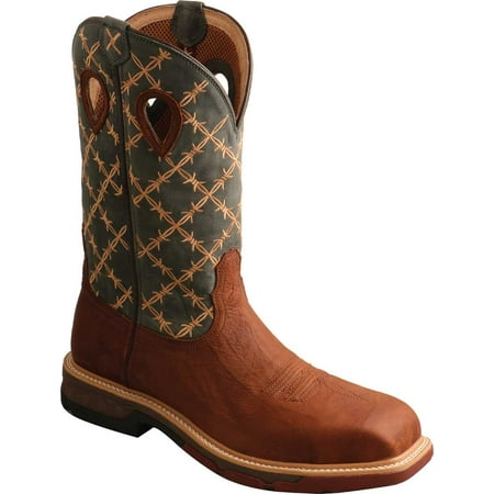 

TWISTED XAdult Male Western Work Boots Color: Mocha & Slate Size: 13 Width: D
