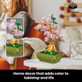 thumbnail image 3 of Bonsai Tree Building Blocks Set - Featuring Cherry Blossom Flowers, DIY Plant Model Toy Creative Gift for Home Décor, 3 of 6