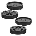 thumbnail image 4 of 4pcs Floor Jack Adapter Slotted Jack Pad Pinch Weld Jack Pad Rubber Mat Jack Stand, 4 of 5