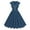 Navy#2, variant on Viikei Womens Fall Fashion 2023 Women's Fashion Casual Plaid Print Sleeveless Lace Mesh Band Binding Dress
