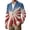Deep Red, variant on Men's Usa Flag Print Blazer Independence Day 1776-2026 Business Suit Jacket Corduroy Comfy Coats Button Long Sleeve Clothing Red M