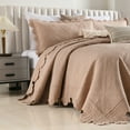 thumbnail image 2 of MarCielo 3Pcs 100% Cotton Oversized Quilt Bedspread Coverlet Set TK, 2 of 7