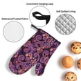 thumbnail image 5 of PUREYAH Oven Mitts And Pot Holders Sets, Kitchen Beautiful Vintage Paisley Oven Gloves Hot Pads Heat Resistant 4 Pieces, 5 of 6