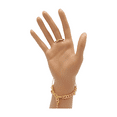 thumbnail image 6 of Women Gold Metal Hand Chain BOSS Bracelet Ring Fashion Jewelry, 6 of 8
