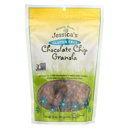 Jessica's Natural Foods Granola - Chocolate Chip - Case of 12 - 12 oz.
