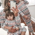 thumbnail image 4 of Christmas Pyjamas for Family Mother Father Kids Matching Outfit Elk Print 2 Pieces Suit Sleepwear Baby Romper Xmas Family Look, 4 of 4