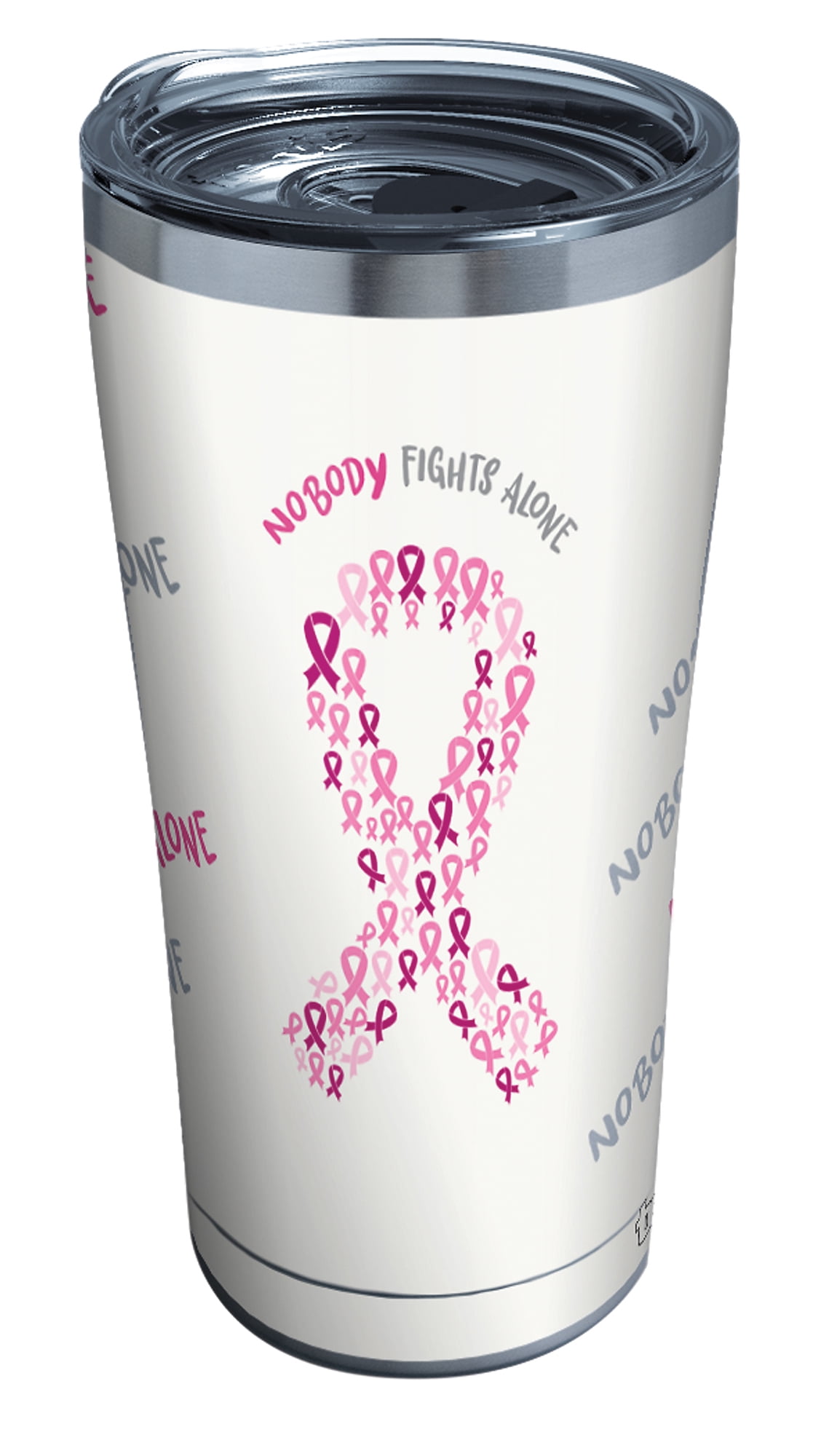 Skinny Travel Mug Tumbler Coffee Mug Fight Against Cancer Awareness 20 Oz
