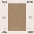 thumbnail image 3 of JONATHAN Y FXV203A-8 Rowena Smart Jute Scandinavian Boho Herringbone Weave Beige 8 ft. x 10 ft. Indoor/Outdoor Area Rug, 3 of 9