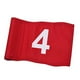 thumbnail image 5 of Banderas de golf Accesorios de golf portátiles Equipo Bandera grande numerada para putting green 4, 5 of 9