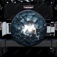 thumbnail image 2 of 3D Abstract Crushing Surface Polyester Universal Spare Wheel Tire Cover Wheel Covers for Trailer RV SUV Truck Camper, 2 of 5