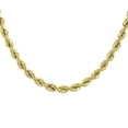thumbnail image 2 of 14K Hollow Rope Yellow Gold Chain (5, 22"), 2 of 5