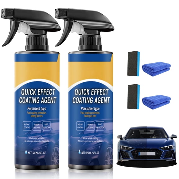 2-pack car coating spray, fast-acting coating agent, car coating wax, car scratch wax coating spray, oil film emulsion glass cleaner