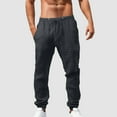 thumbnail image 2 of Men's Lightweight Comfortable Hop Casual Pants for Spring Summer All Season Active Wear with Breathable Fabric, 2 of 6