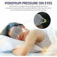 thumbnail image 5 of Máscara para dormir de algodón Mavogel: diseño actualizado, máscara para dormir que bloquea la luz, máscara de noche suave y cómoda para hombres y mujeres, antifaz para viajar, dormir y, 5 of 5