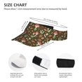 thumbnail image 3 of Daiia Mushrooms and Autumn Pattern Sport Sun Visor Hats Visor Cap Adjustable Empty Top Baseball Cap Cotton Ball Caps for Women and Men, 3 of 7