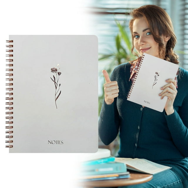 Notebook for Women, Spiral Notebooks – Aesthetic College Ruled Notebook, Journaling Notebooks for Writing, Office Supplies for Women, Prayer Journal for Women, Perfect Notebooks for School and Work