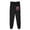 Black, variant on FNFYFH Women's Warm Sherpa Lined Athletic Sweatpants Drawstring Elastic Waisted Jogger Fleece Pants Thermal Lounge Pants with Pockets