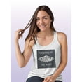 thumbnail image 2 of Live By The Moon Ii. Racerback Tank Women -Victoria Borges Designs, Female x-Small, 2 of 4
