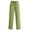 Green, variant on Womens Wide Leg Pants Casual Flowy Crepe Trousers Free Relaxed Fit Work Business with Pockets