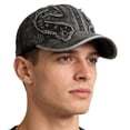thumbnail image 6 of MEICHEN Distressed Baseball Cap for Men Trendy Solid Comfortable Dad Hat Men's Trucker Hat, 6 of 6