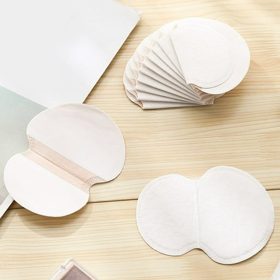 Joernso 10Pcs/Set Elastic Skin Touch Sweat Pad Non Woven Fabric Comfortable Attach Armpit Pad for Unisex