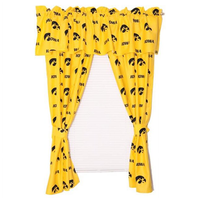 College Covers IOWCP63 Iowa Imprimé Rideaux 42 Po X 63 Po.