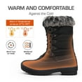 thumbnail image 4 of Dream Pairs Women's Mid Calf Insulation Waterproof Snow Boots, 4 of 7