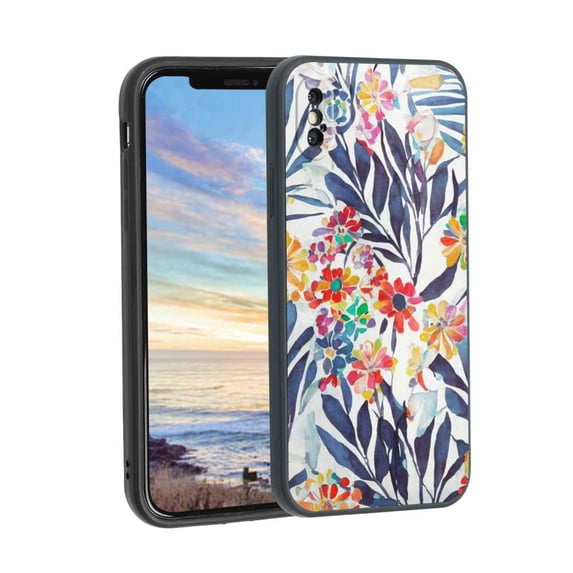 Colorful Phone Case, Degined for iPhone XS Max Case Men Women, Flexible Silicone Shockproof Case for iPhone XS Max