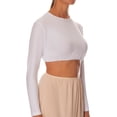 thumbnail image 4 of Gemsli Organic Cotton Long Sleeve Crop Shell Top SHC333, 4 of 4