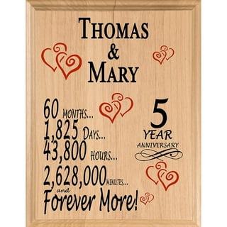 Anniversary Idea Gifts for Couples for Any Anniversary, Wedding Anniversary for Him Gift 10th Tin Anniversary Personalized Anniversary for Wife