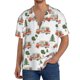 thumbnail image 1 of Balery Camp Van Camisa Casual de Manga Corta con Botones para Hombre, Texturizada, Estilo Cubano, para Playa, Verano-3X-Large, 1 of 5