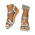 thumbnail image 3 of WILLBEST Sandalias Casuales Para Mujer, Cómodas, Informales, Para Caminar En La Playa, Transpirables, Con Punta Abierta Y Tacón De Cuña Para Uso Diario, Primavera, Verano Y Otoño., 3 of 9