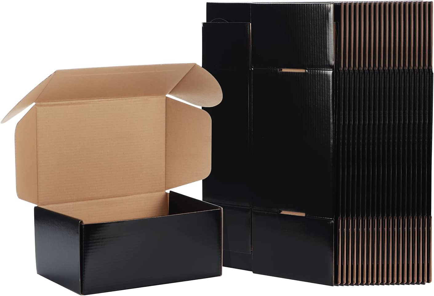 9x6x4 Shipping Boxes Set of 25, Corrugated Cardboard Boxes for Small