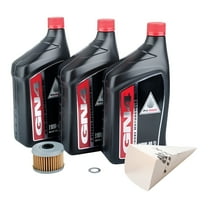 Tusk 4-Stroke Oil Change Kit Pro-Honda GN4 10W-40 For Honda TRX 300FW 4X4 1988-2000