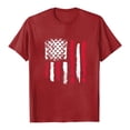 thumbnail image 5 of Duqingm 250 Anniversary Usa Shirt USA 250th Anniversary T Shirts for Celebrate 250th Anniversary of America Patriotic Veteran Tee Red,M, 5 of 5
