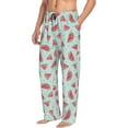 thumbnail image 6 of Logiee Watermelon Print Pajama Pants for Men,Men’s Pajama Bottoms,Mens PJ Pants with Pockets & Button Fly-XX-Large, 6 of 6