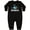 AB-Black, variant on San Diego California Whale Baby Fleece Romper