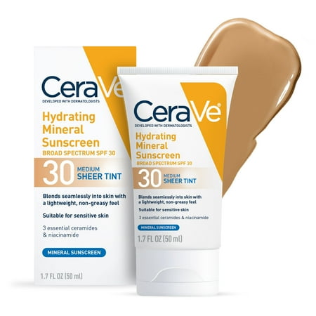 CeraVe Hydrating Mineral Sunscreen