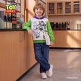 thumbnail image 4 of Disney Toy Story Buzz Lightyear Toddler Boys Hooded Sweatshirt Kids Hoodie Long Sleeves Top Color Block Sizes 2T-6Y, 4 of 12