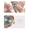 thumbnail image 4 of Women's watches, fashionable and casual women's watches with leather straps, wristwatches, 4 of 8