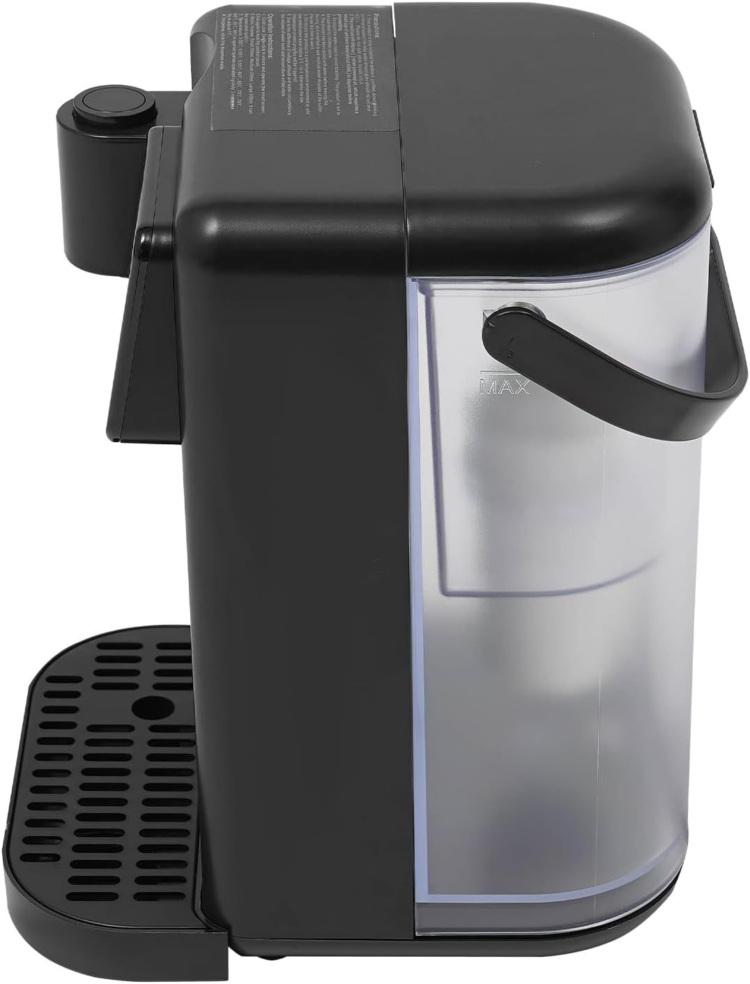 Instant Hot Water Dispenser, 3L/0.79-Gallon Desktop Water Dispenser 1700W Adjustable Water Output&Temperature Water Tank 3s Quick Heating Hot Water Filter System (Black)