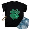 thumbnail image 4 of Herrnalise Women's St Patrick's Day T-Shirt Lucky Irish Shamrock Paddy's Day Round Neck Short Sleeve Graphic Tees Tops S-3XL, 4 of 4