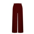 thumbnail image 5 of Juniors Y2K Wide Leg Pants Shinning Sparkly Loose Fit Full Length Trouser for Wedding Party, 5 of 9