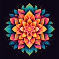 thumbnail image 1 of Starburst Mandala - DIY Diamond Painting, 1 of 6