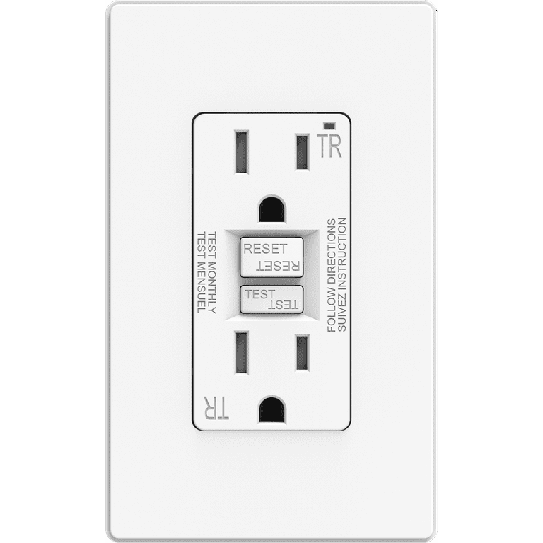 15A GFCI Outlet, Tamper-Resistant, Self-Testing photo 1