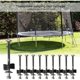 thumbnail image 2 of Paquete de 12 espaciadores de trampolín con tornillos para fijar trampolín, accesorios de repuesto para trampolín, 2 of 5