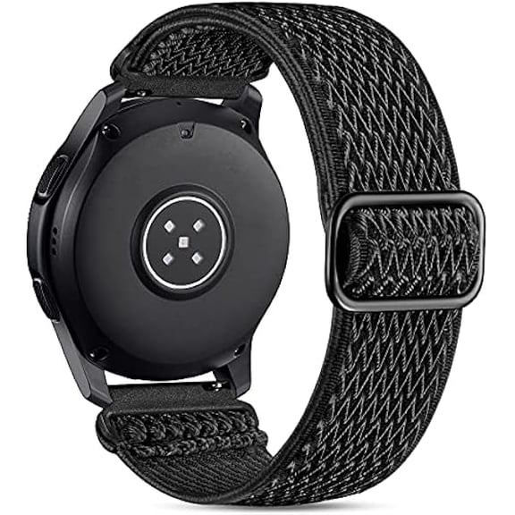 xixishop 22mm Watch Bands Compatible for Samsung Galaxy Watch 3 45mm Band/Galaxy Watch 46mm/Gear S3 Frontier, Stretchy Adjustable Elastic Nylon Woven Loop Wristband for Men Women