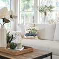 thumbnail image 3 of Spring Pillow Covers 18x18 Inch Eucalyptus Leaves Greenery Blue Vase Truck Bless This Home Set of 4 Outdoor Farmhouse Summer Welcome Decorative Throw Pillows Cases for Couch Room Decor, 3 of 6